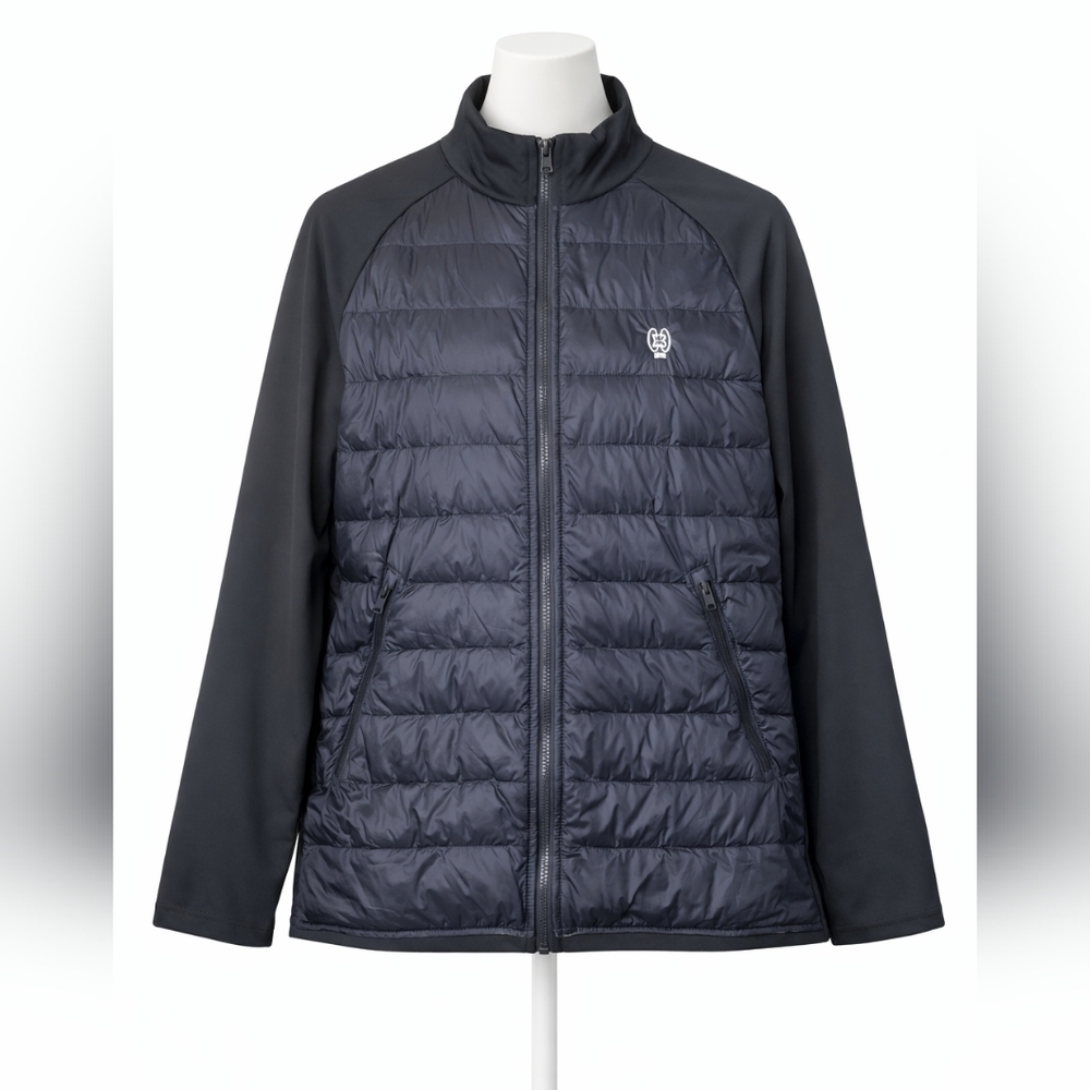 G-Fore Men’s Black Full-Zip Puffer Front‎ Long Sleeve Lightweight Jacket.…